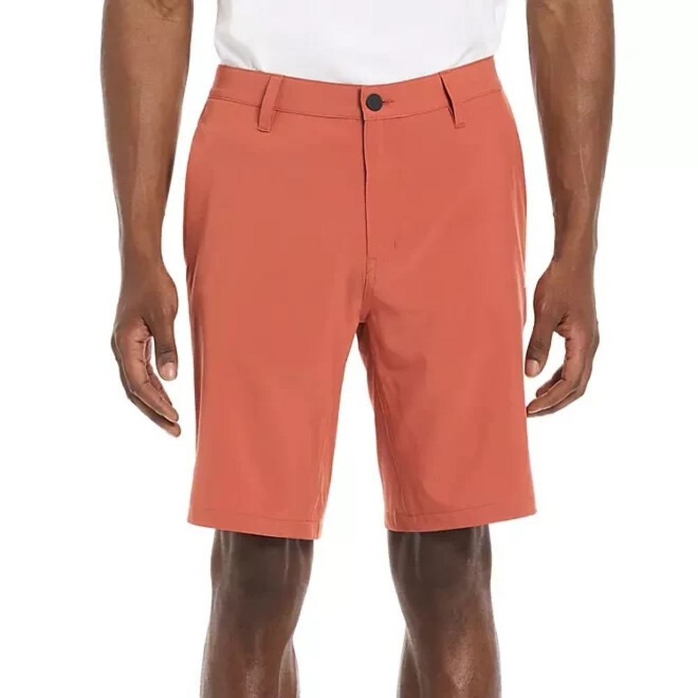 Hurley Mens All Day Hybrid Short Size 40 Redwood Orange Quick Dry Stretch NWT